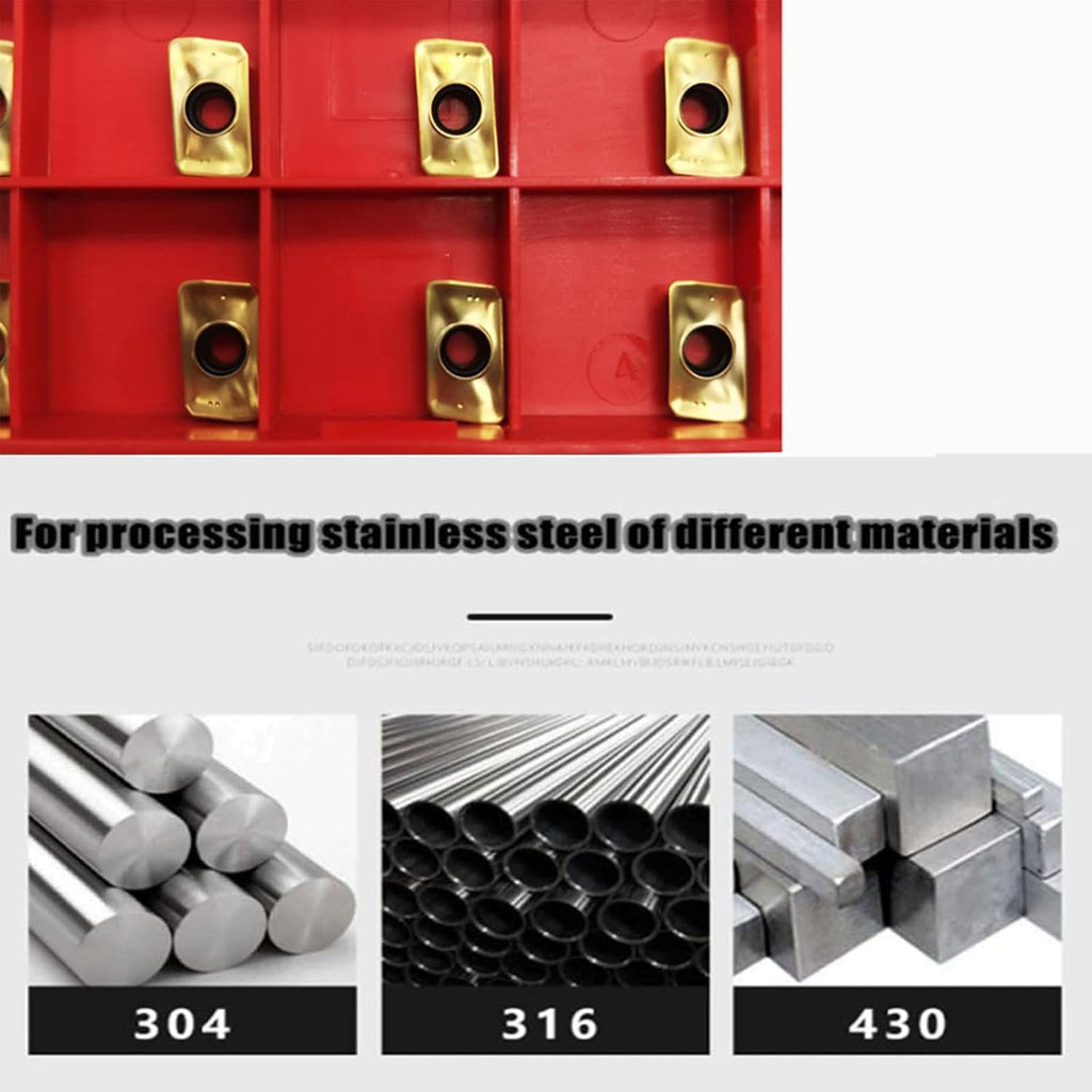 GBJ 20pcs APMT1135 PDER Turning Inserts Cutting Tools for BAP300R Milling Inserts Tool Holders Processing Steel Parts