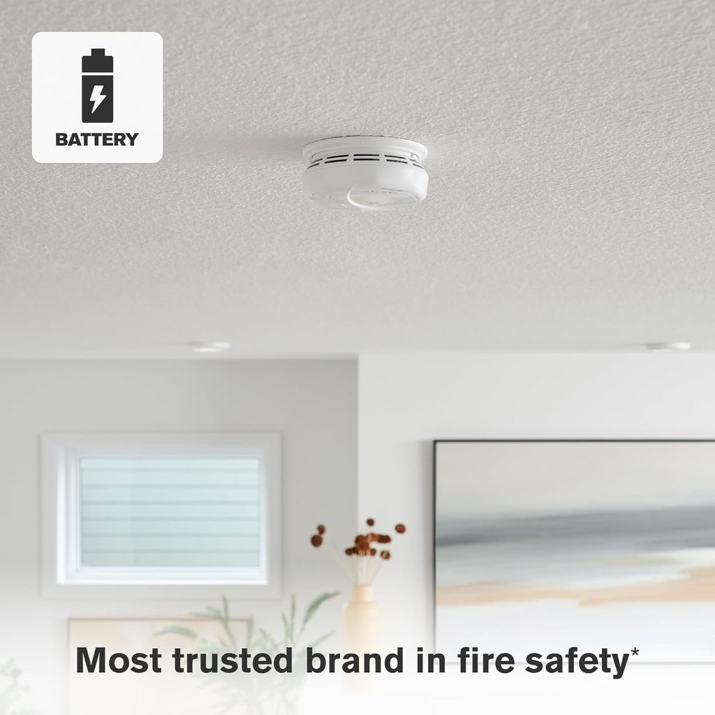 New 2025 First Alert SMCO410 Z-Wave Battery-Powered Smoke Detector & Carbon Monoxide Alarm, Works with Ring Alarm