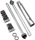 𝟮𝟬𝟮𝟲 𝙐𝙥𝙜𝙧𝙖𝙙𝙚𝙙 EWH-03 Electric Water Heater Tune-Up Kit - Comes with 2 Water Heater thermostats,2 Heating Elements,1 Element Wrench Socket by Beaquicy