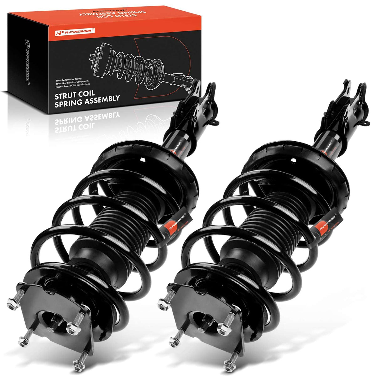 A-Premium Front Struts with Coil Spring Compatible with Ford