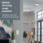 Legrand Radiant 150W LED Dimmer Light Switch 3-Way Rocker Graphite 1 Pack