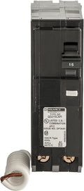 Square D - QO 15 Amp 3.5 in. Two-Pole CAFCI Circuit Breaker
