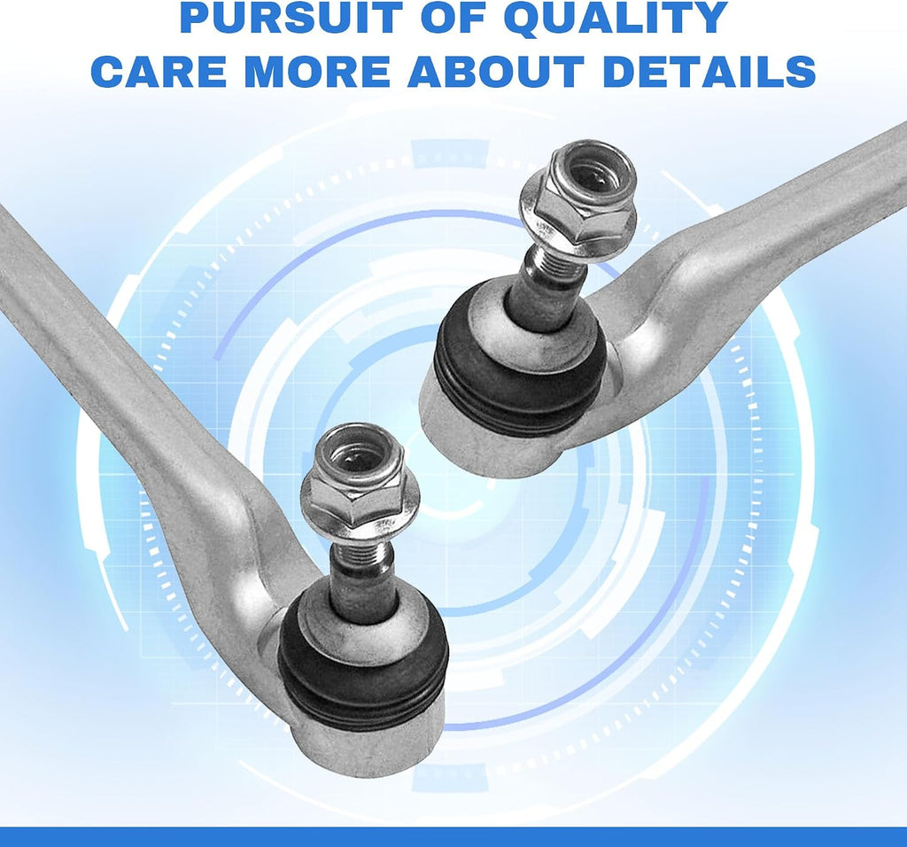 4-Piece Front Control Arm Kit for BMW 2/3/4 Series RWD Only, F22 F23 F30 F32 F33 F36; Replaces 31126852991, 31126852992, 31126855741, 31126855742