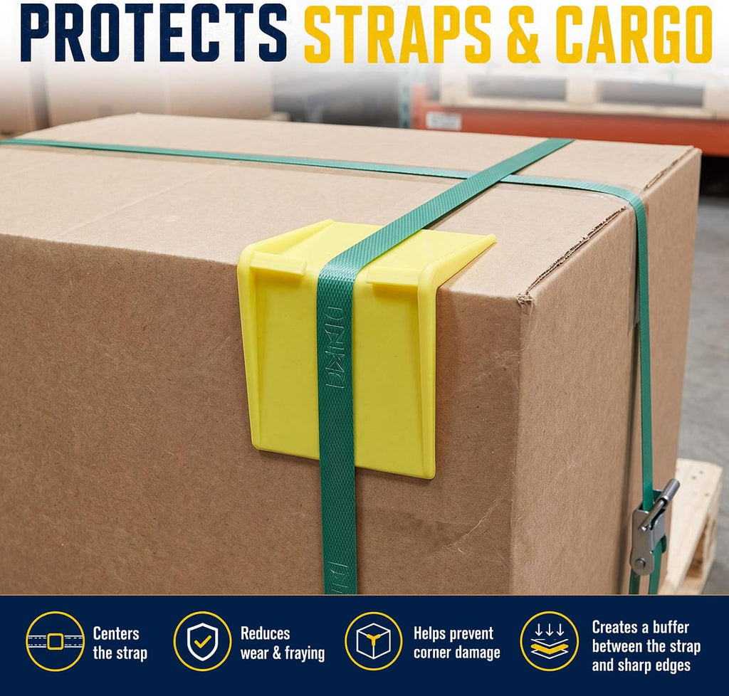 50 Pcs 2'' x 2'' Edge Protectors Flatbed Plastic Corner Guards