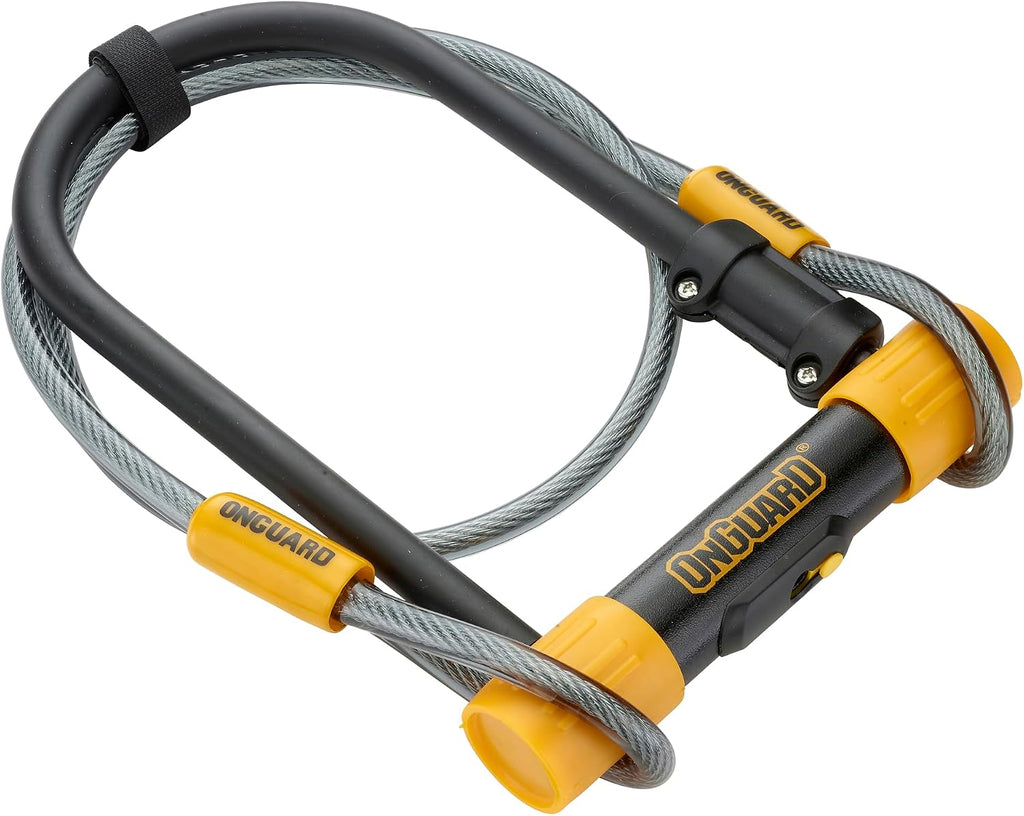Bulldog STD U-Lock with 4 ft Cable – 13 mm Hardened Steel Shackle (115 × 230 mm) – X2P Double Bolt Lock, Z-Cylinder