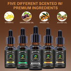 Beard Oil & Comb Set Soften, Smooth/Strengthen, Christmas Stocking Stuffers