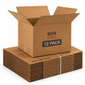 Moving Boxes Holds 65lbs, 20"L x 20"W x 15"H (12-Pack) Large - Corrugated Cardboard Box for Shipping, Mailing