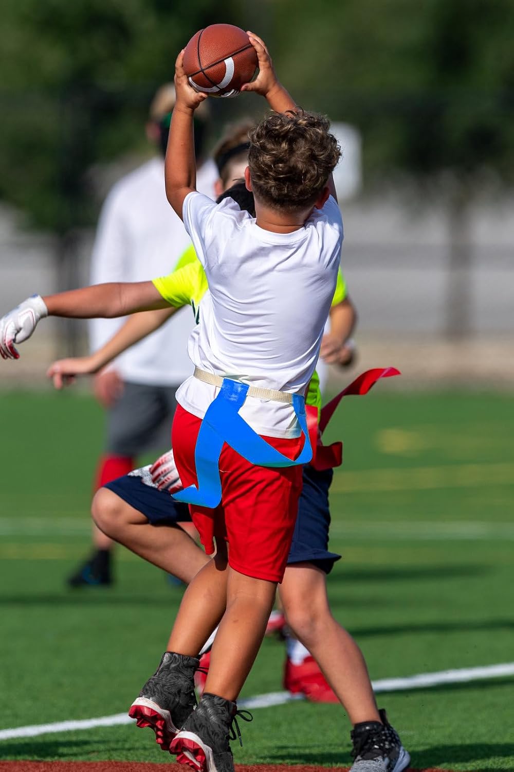 Flag Football Belts, Easy Tear Away Belt for Youths, Adult Players