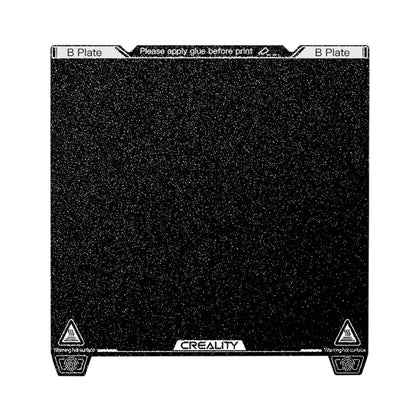 Official Creality K1 Texture PEI Build Plate Kit, Flexible Spring Steel Platform with Power Coating PEI Surface and
