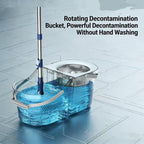 Spin Mop and Bucket Set with 4 Mop Heads