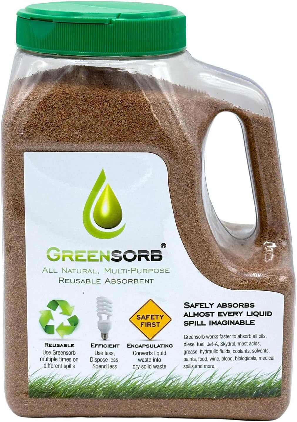 Multi-Purpose, Reusable Granular Absorbent - 4lb shaker bottle - GS-4