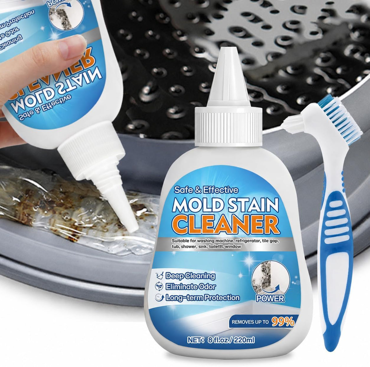 Household Stain Cleaner Washing Machine Cleaner for Washer Seal
