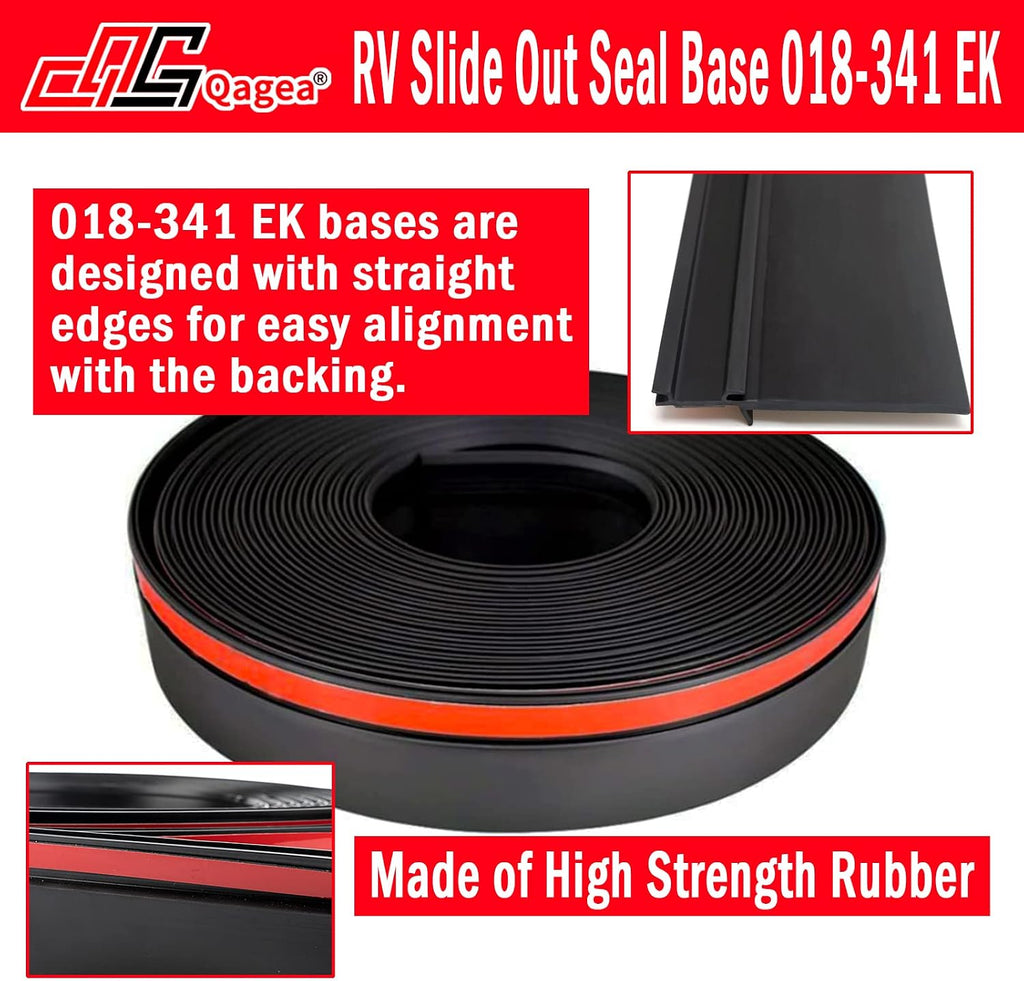 RV Slide Out Seal Base & D-Seal Wiper | 018-312-EKD & 018-341 EK