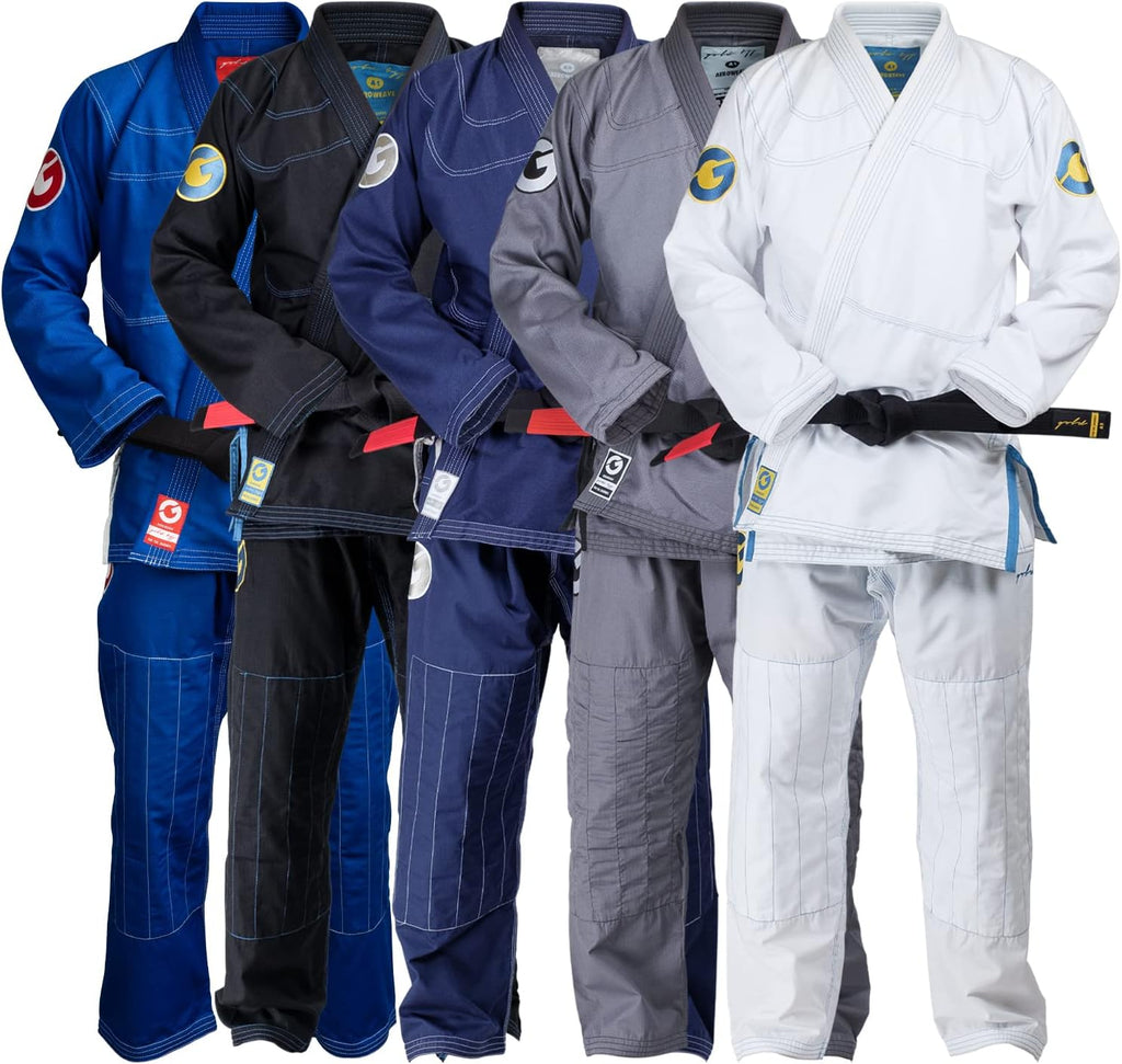 Aeroweave Jiu Jitsu Gi - Ultra Lightweight BJJ Gi - Preshrunk Brazilian Jiu Jitsu Uniform for Men