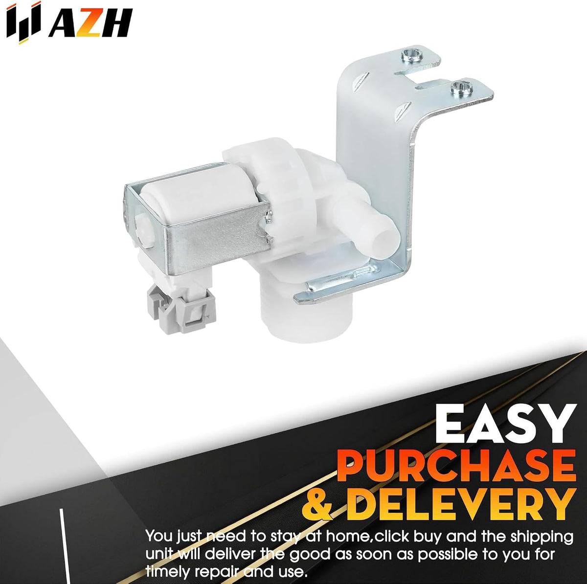 Water Valve and Harness Replacement For GE GDT635HGJ4BB GDT635HGJ4WW GDT635HGJ5BB GDT635HGJ5WW GDT635HGJ6BB GDT635HGJ6WW GDT635HGM0BB GDT635HGM0WW GDT635HMJ0ES GDT635HMJ2ES GDT635HMJ4ES Dishwasher