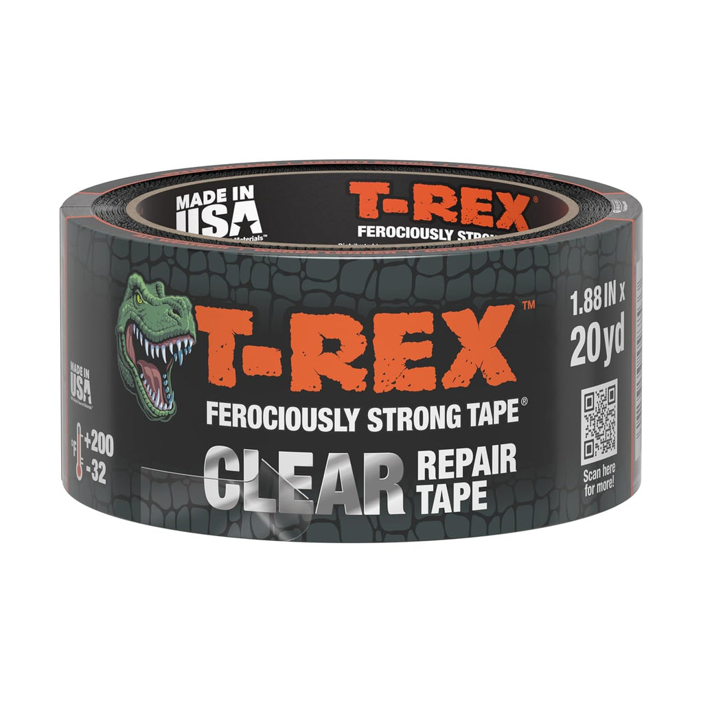 Brand Ferociously Strong Clear Repair Tape, 1.88 in x 20 Yds, 1 Roll