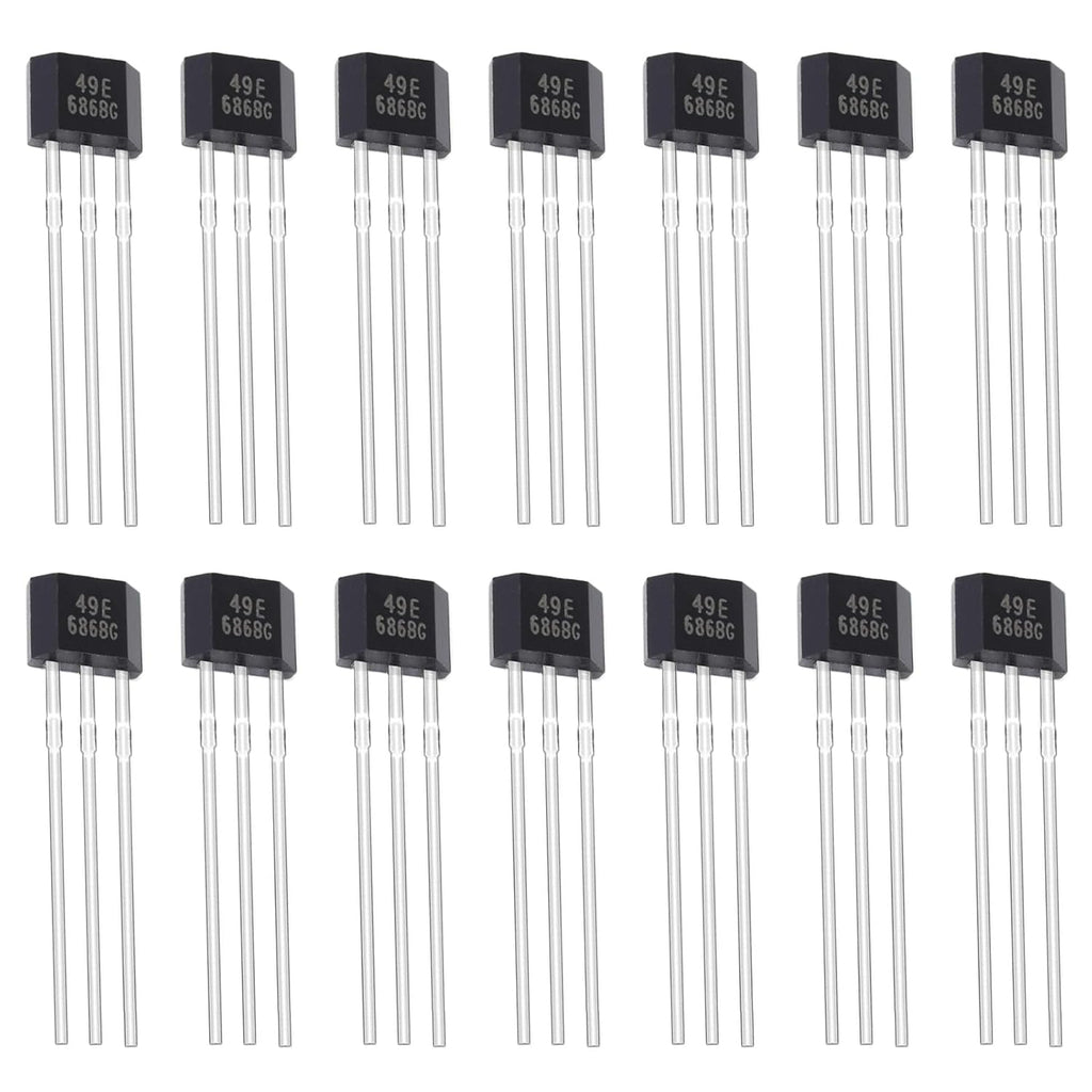 20Pcs 49E OH49E SS49E S49E TO-92S Hall Effect Sensor 3Pins Magnetic Detector
