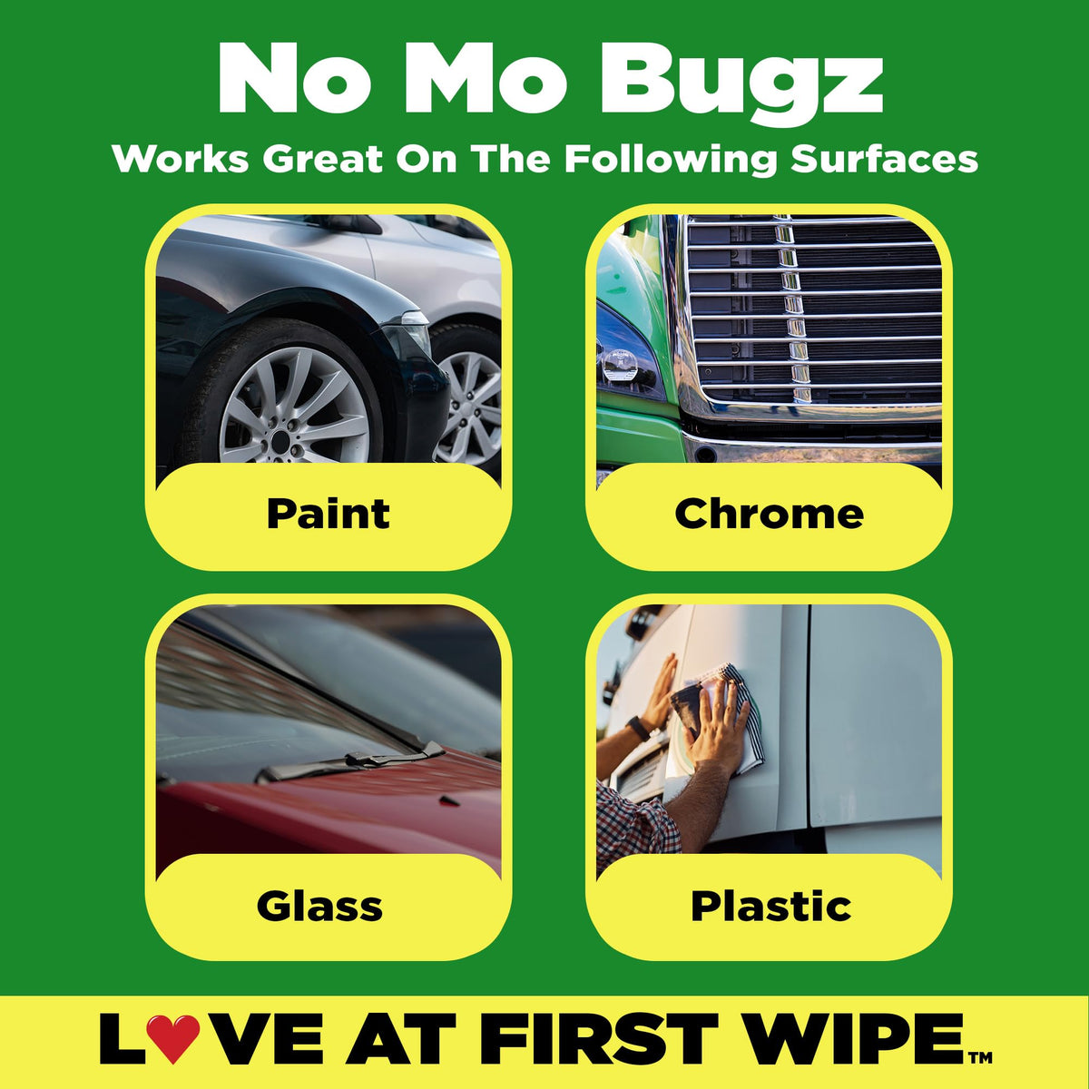 No Mo Bugz Wipes - Heavy Duty Bug Remover Wipes