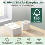 4x6 Thermal Labels, 500 per Roll,Shipping Labels for Small Business