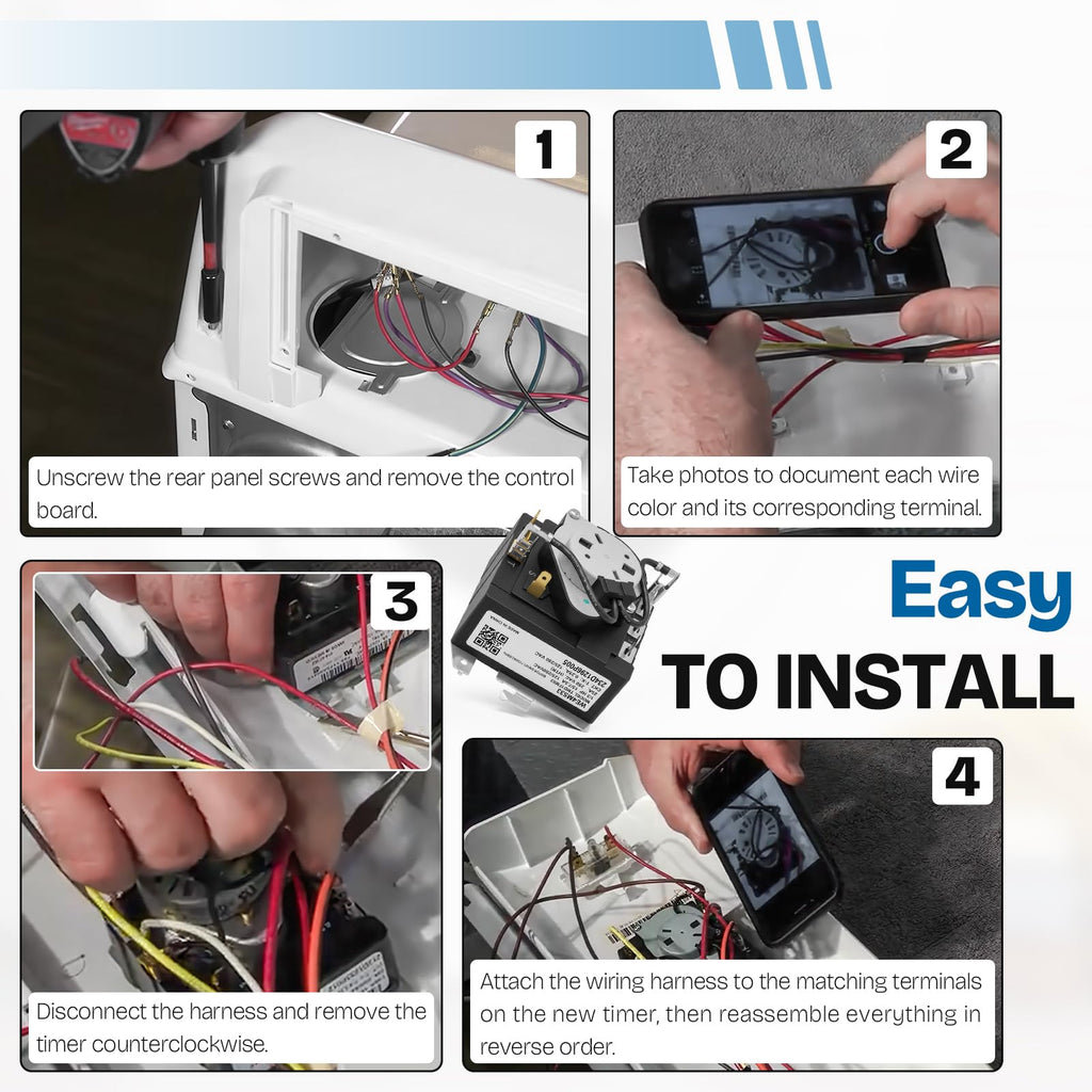 for GE GTDX180ED0WW Dryer Timer Replacement