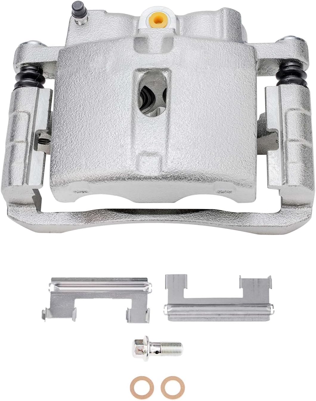 Detroit Axle - 2pc Rear Brake Calipers w/Bracket for Chevrolet Silverado | GMC Sierra 01-03/05-06 1500HD 99-04 2500