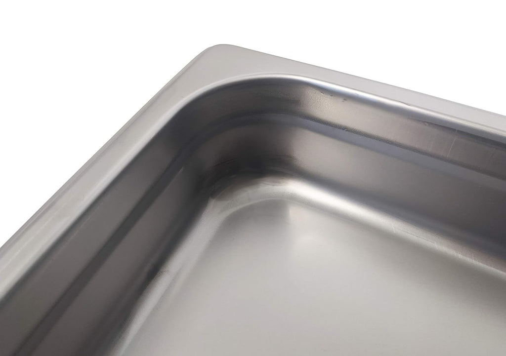 2.5" Deep Full Size Stainless Steel Anti-Jam Steam Pan (NJP-1002)