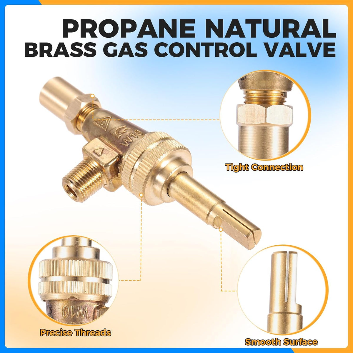 Propane Natural Brass Gas Control Valve