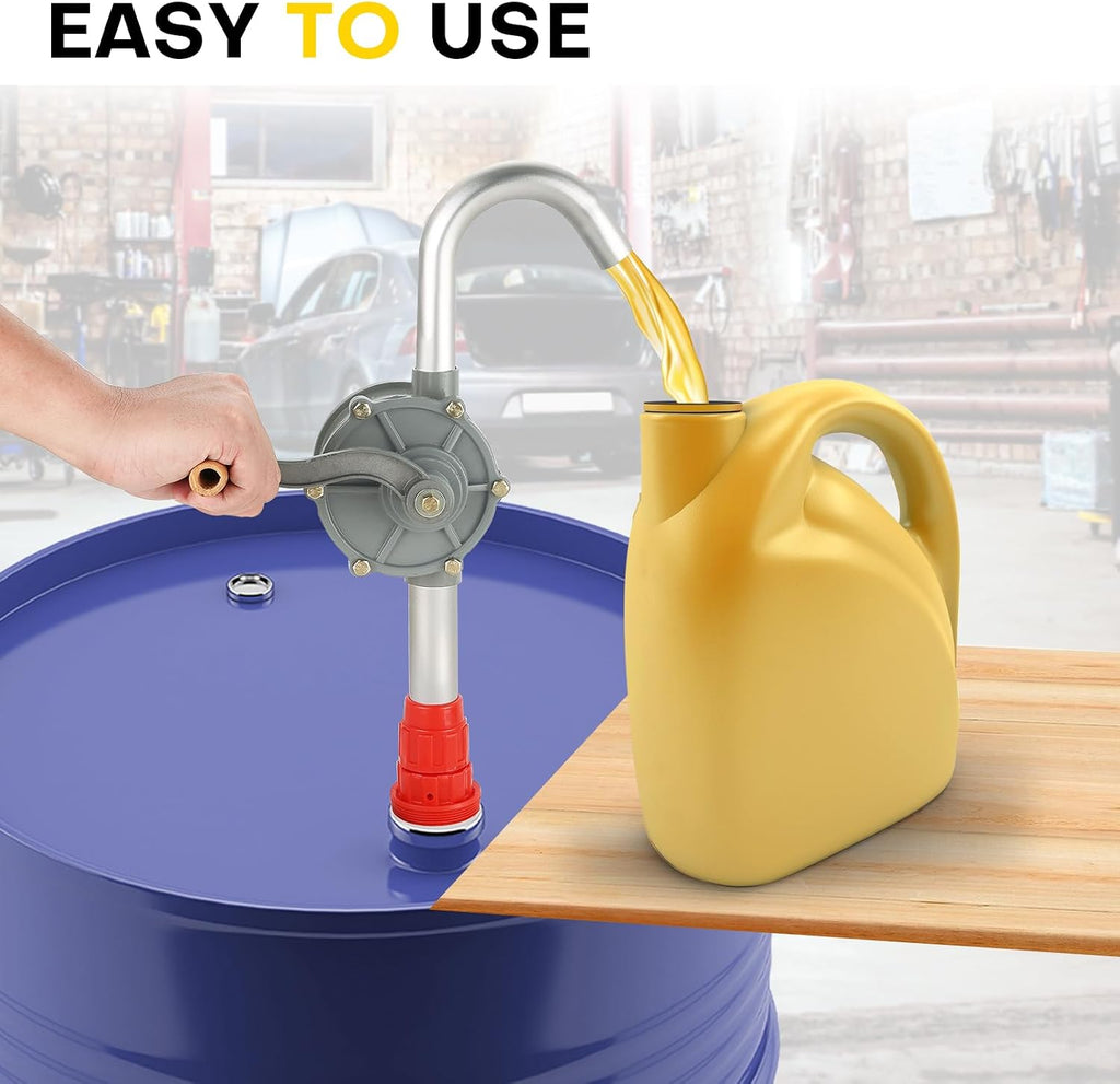 Aluminum Rotary Hand Barrel Pump