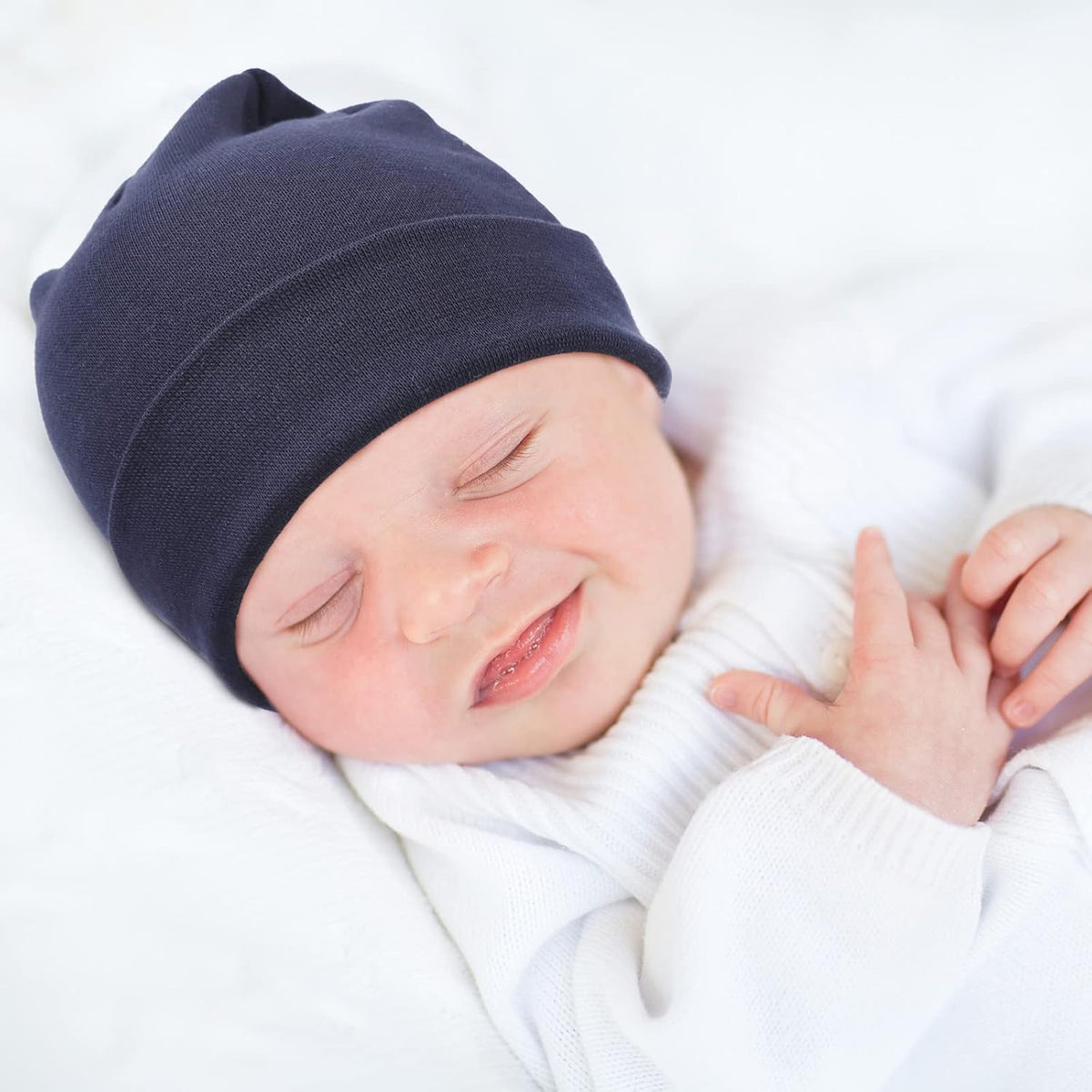 Newborn Baby Hats and Mittens Set Infant Beanie Cap Toddler Gloves Newborn Hospital Hats for Baby Boys Girls Kid 0-6