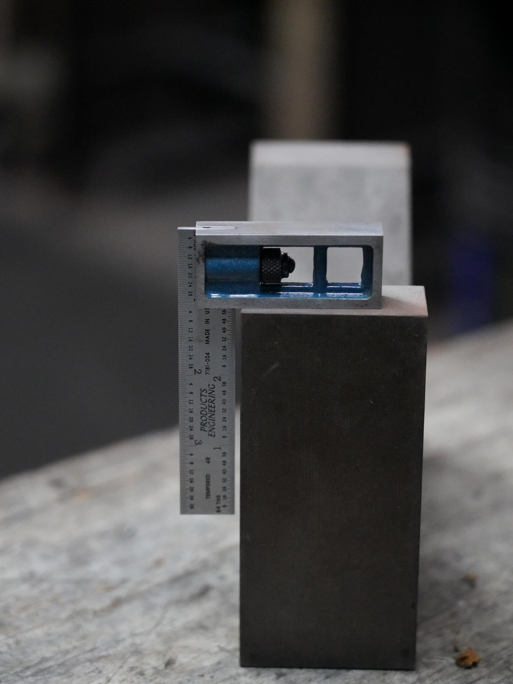 PEC Tools 4" Double Square, English/Metric, Made in USA