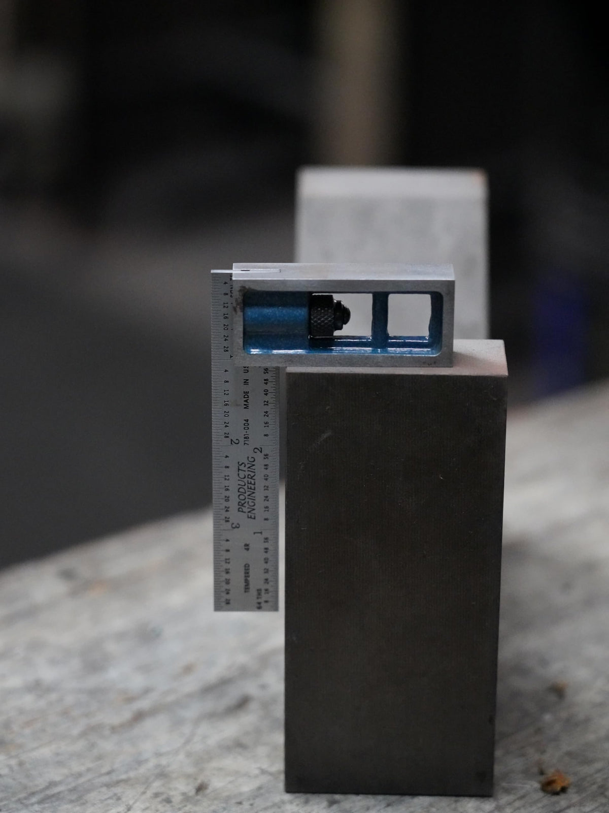 PEC Tools 4" Double Square, English/Metric, Made in USA