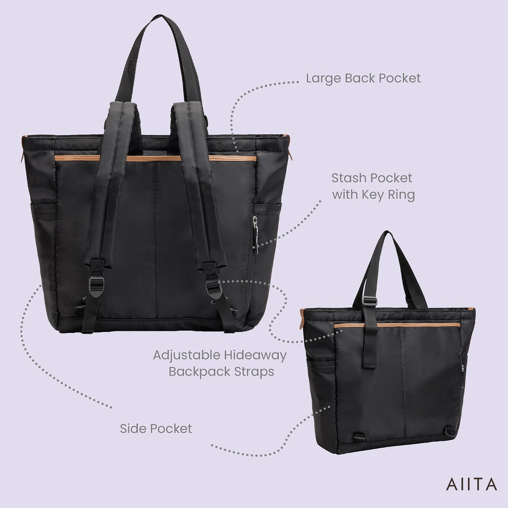 Diaper Bag Tote,Baby Diaper Bags,Convertible Diaper Bag Backpack,Crossbody Tote Bag for Women,Stylish Shoulder Bag