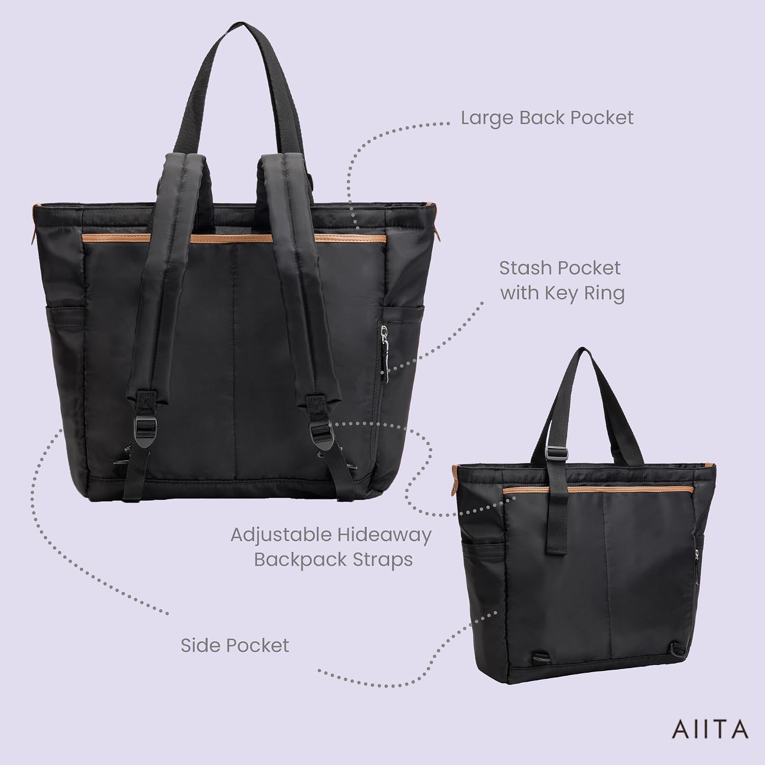 Diaper Bag Tote,Baby Diaper Bags,Convertible Diaper Bag Backpack,Crossbody Tote Bag for Women,Stylish Shoulder Bag