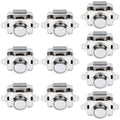 10 PCS Push Button Latch Cabinet Door Catch Keyless Cupboard Locks