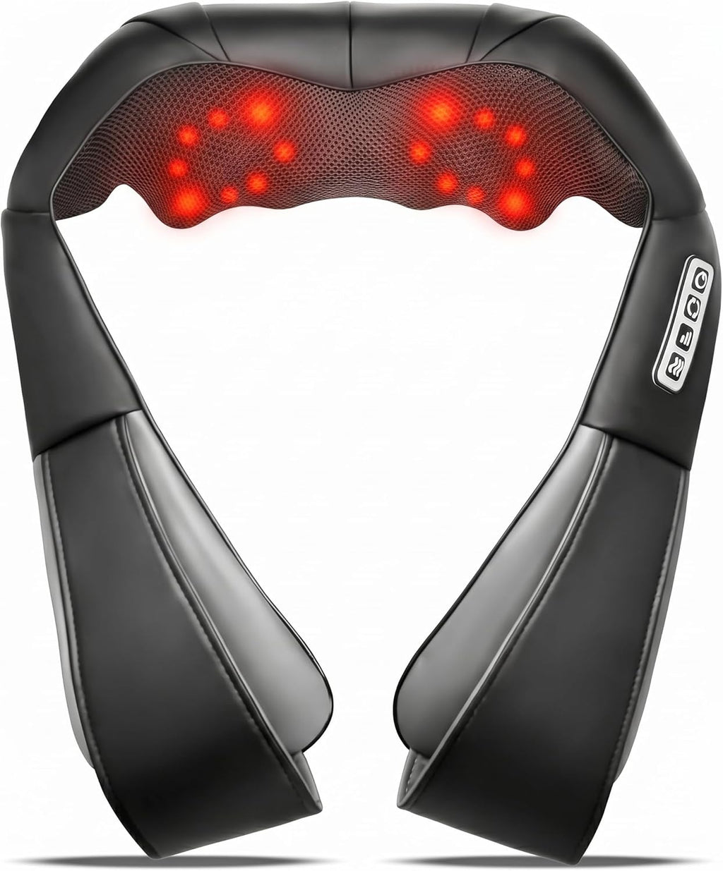 Shiatsu Neck and Back Massager with Heat, Electric Deep Tissue Kneading Neck and Shoulder Massage (NOT Cordless)