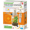 Green Science Weather Station - DIY Mini Observatory & STEAM Science Kit | Build an anemometer, rain gauge and