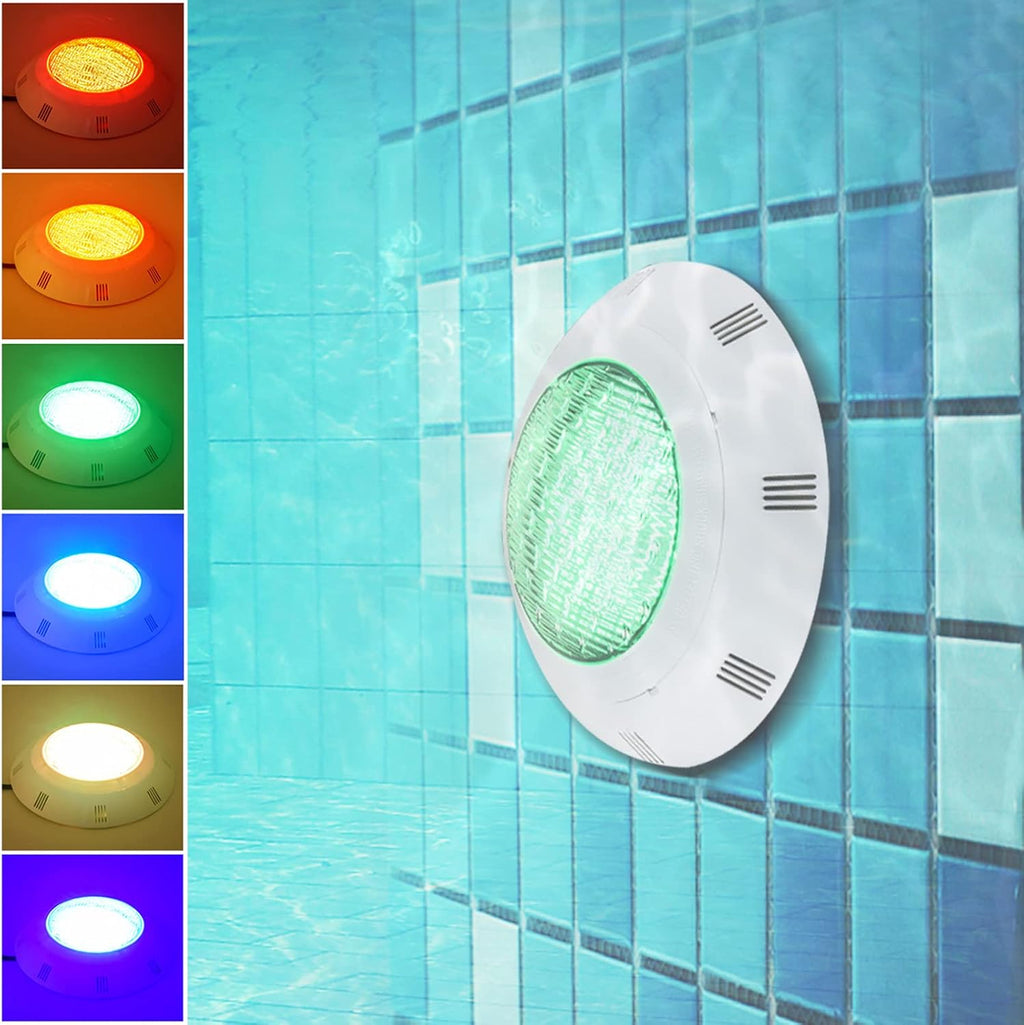 11.6Inch Pool Lights for Inground Pool, AC12V 45w Color Changing Spa Light, LED Inground Pool Light with Remote