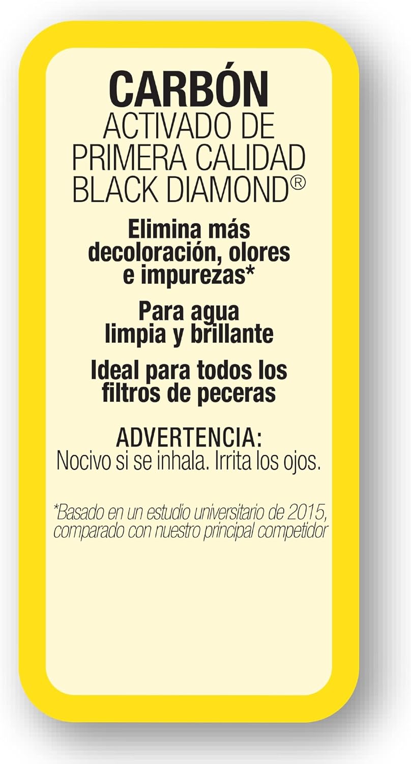 Black Diamond Carbon Filter Media For Aquariums, 40 oz