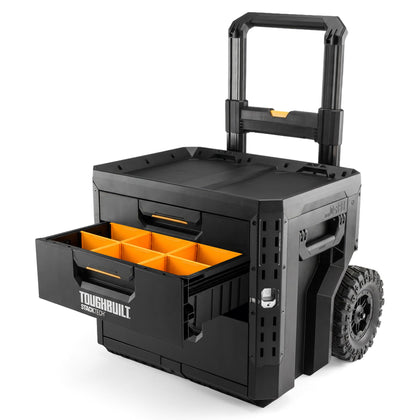 StackTech 3 Drawer Rolling Locking Tool Box, 240 lb Capacity