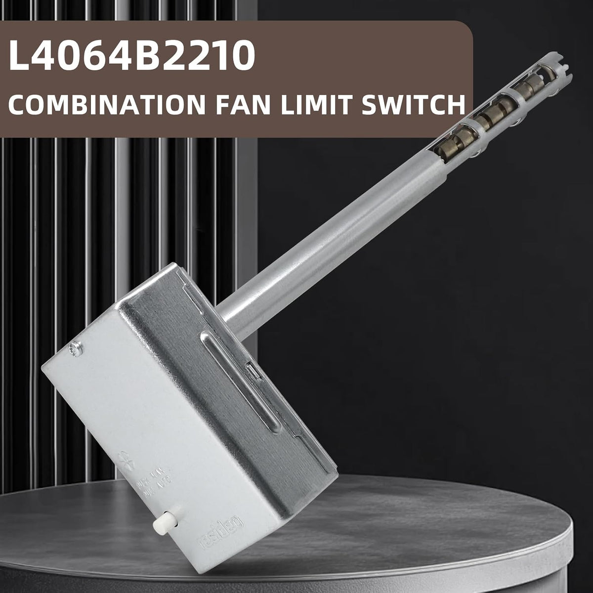 L4064B2210 Combination Fan & Limit Control Switch, Furnace 11" Replacement Combination Fan Limit Switch