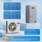 36000 BTU Ducted Central Air Conditioner with Heat Pump & Inverter
