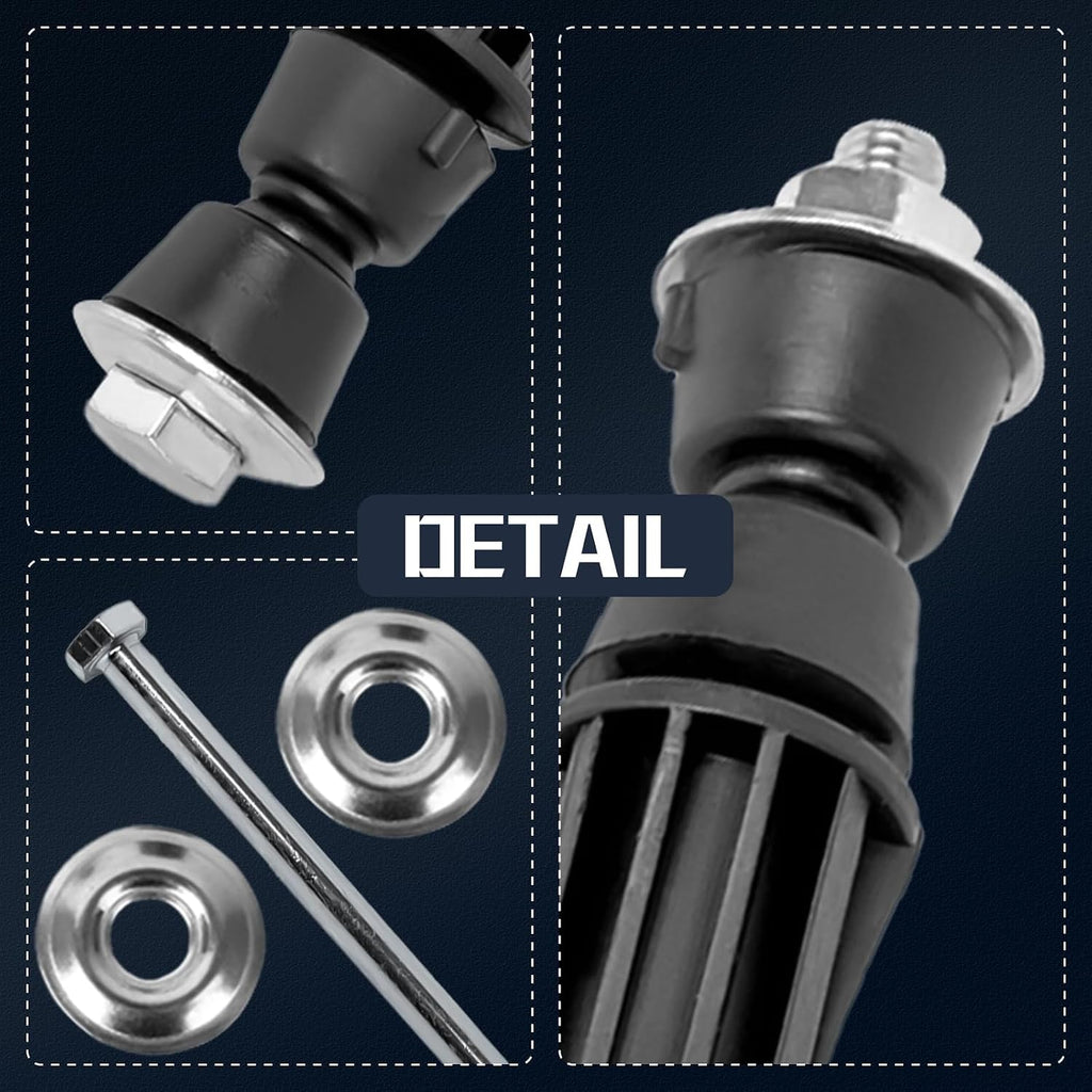 K700432 Sway Bar Link Front Stabilizer Links Compatible With 2007-2016 Chevy Tahoe/Avalanche/Silverado 1500/Suburban/Suburban 1500/GMC Sierra 1500/Yukon/Yukon XL/Yukon XL 1500/CAD Escalade