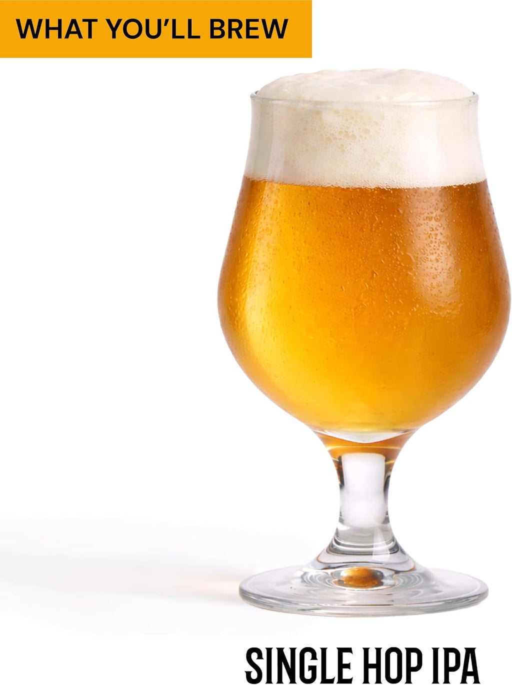 Single Hop IPA (Cascade) - Beer Making Kit - Make Your Own Craft Beer - Complete Equipment and Supplies - Starter