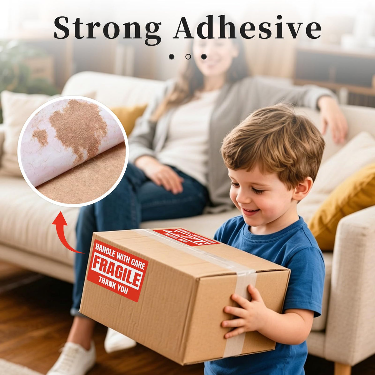 Vololitx 4 x 6 Inch 120 Pcs Fragile Stickers for Shipping and Moving