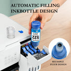 Compatible Ink Replacement for Epson 522 Ink Refill Bottle 6-Pack