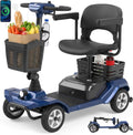 4-Wheel Mobility Scooter for Seniors/Adult, NFC Keyless Start Navy