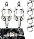 Fuel Check Valve, 1/4" 6mm Aluminum Alloy Control Accessory, 1SET