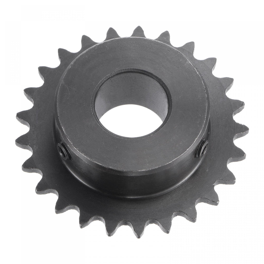 uxcell 25 Tooth Roller Sprocket B Type #25 Chain Single Strand 17mm Bore