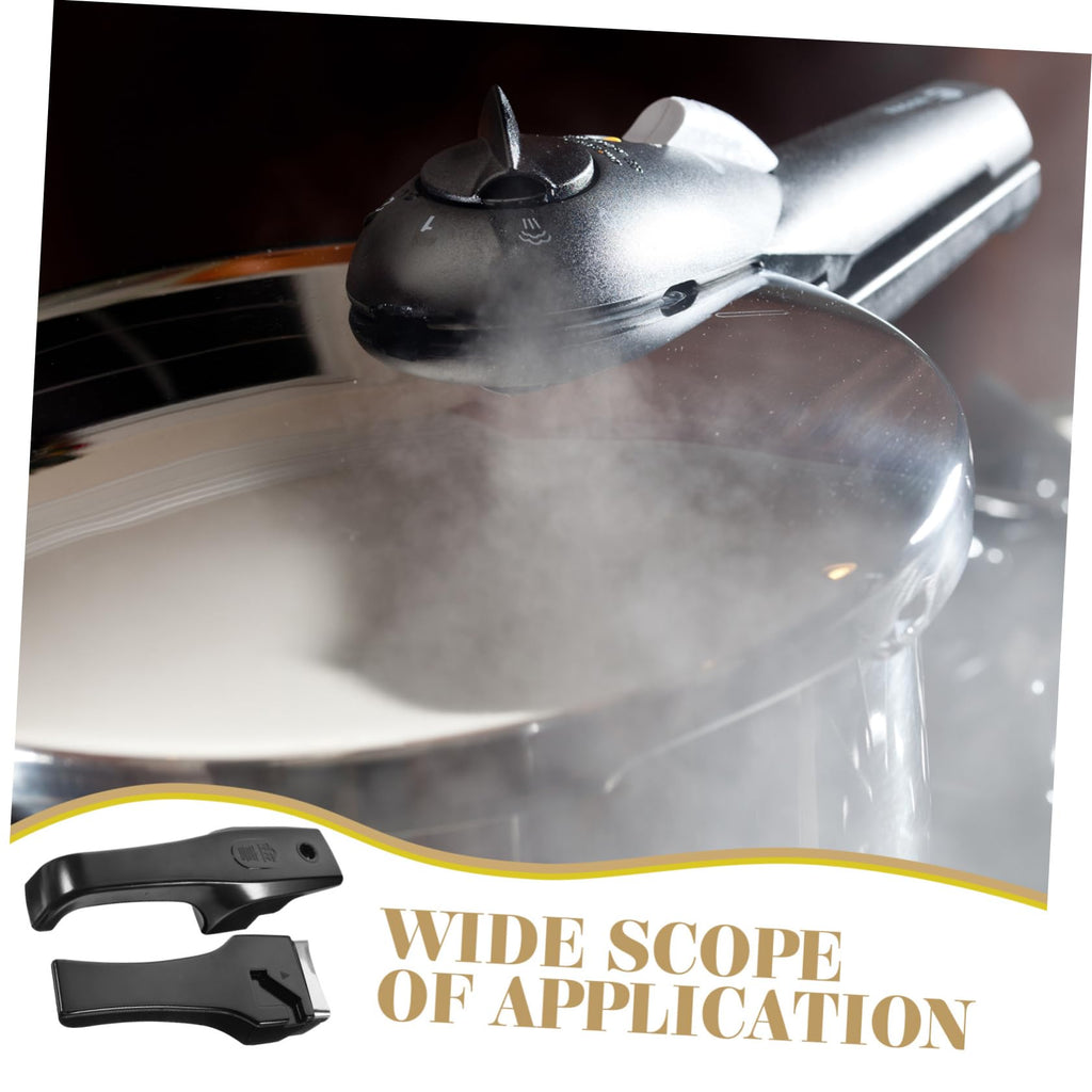 Pressure Cooker Handle Pair, Bakelite Ergonomic Black Replacement