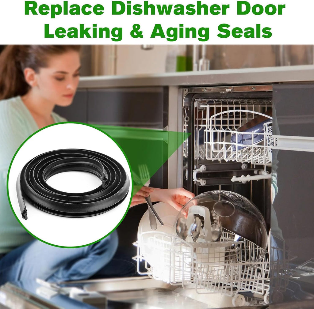 W11177741 Dishwasher Door Seal Gasket - Fits Whirlpool KitchenAid,72 Inch